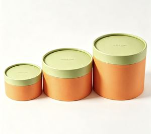 Biodegradable Round Paper Cylinder Custom Size for Basque Cheesecake Bakery Cake & <b>Sweet</b> Treat <b>Packaging</b> - Product Image 5
