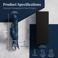 Dual 10 Vibrationsmodi Silikon-Massagegerät USB Wiederaufladbar Wasserdicht Erwachsenen-Intimspielzeug für Frauen Paare Intimgebrauch