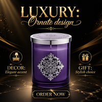 Bougie parfumée de luxe
