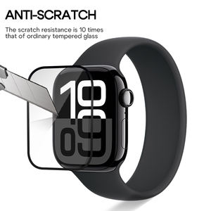 Cadre de positionnement de bracelet de montre intégré en alliage d'aluminium en verre trempé 9H avec surface incurvée 3D - Product Image 6