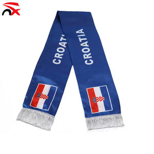 Housse de capot de <span class=keywords><strong>voiture</strong></span> drapeau de la Croatie, foulard de supporter de football de la Croatie, accessoires de soutien pour les fans de football 2026, vente en gros directe usine - Product Image 6