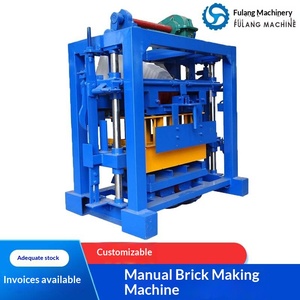 Machine à fabriquer des briques semi-automatique de qualité export, machine à fabriquer des briques QTF40-2, équipement pour la fabrication de briques creuses - Product Image 1