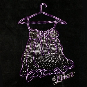 Strass thermocollant artistique en cristal motif Tour Eiffel <span class=keywords><strong>Paris</strong></span> pour tenues de festival d'été et de concert, fournisseur d'usine - Product Image 4