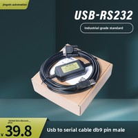 Cable USB a Serial USB-RS232 para OMRON CS1W-CIF31, Cable de Programación PLC USB-CIF31