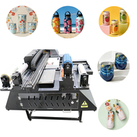 UV 6090 modèle DTF avec plastifieuse imprimante uv avec têtes d'impression i3200 rouleau plat intégré imprimante uv impression de montage cylindrique