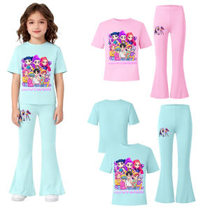 Nueva camiseta Demon Hunters para niña y niño, conjunto informal de moda, estampado, para hombres, mujeres y niños, colorido, de manga corta, regalos de Navidad - Product Image 1