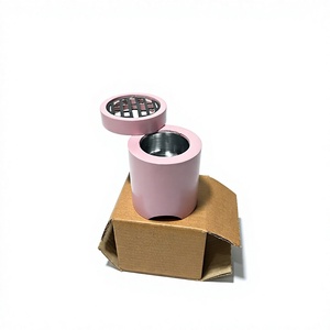 Pink Wooden Incense Holder Cylinder Incense <b>Burner</b> Desk Aromatherapy Diffuser Home Office Decor Ramadan Eid Decor Unique Style - Product Image 3