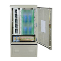 Boîtier de raccordement de fibre optique 576 cœurs en matériau SMC, boîte de fusion FTTH, type sol, pour câble à fibre optique monté au sol