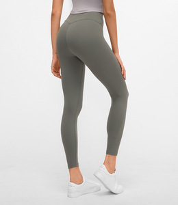 Coupe Slim Taille Haute <span class=keywords><strong>Anti</strong></span>-<span class=keywords><strong>Cellulite</strong></span> <span class=keywords><strong>Legging</strong></span> Pas Cher Vêtements De Sport de Marque Privée <span class=keywords><strong>Noir</strong></span> Pantalons De Yoga Femmes - Product Image 5