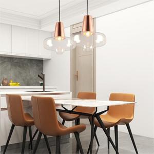 โคมไฟระย้าแก้วสไตล์โพสต์โมเดิร์นสำหรับร้านอาหาร คาเฟ่ โรงแรม บาร์ ร้านขายเสื้อผ้า คลับ ร้านหม้อไฟ ใช้ไฟฟ้ากระแสสลับ - Product Image 4