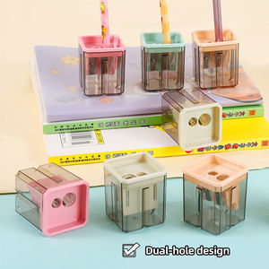 <span class=keywords><strong>Taille</strong></span>-<span class=keywords><strong>crayon</strong></span> Macaron rose <span class=keywords><strong>taille</strong></span>-<span class=keywords><strong>crayon</strong></span> à double trou en plastique pour <span class=keywords><strong>crayon</strong></span> de dessin animé - Product Image 2