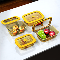 Boîtes à lunch en verre borosilicate en gros avec couvercles, compatibles micro-ondes, pour le stockage des aliments, contenants de rangement pour la cuisine