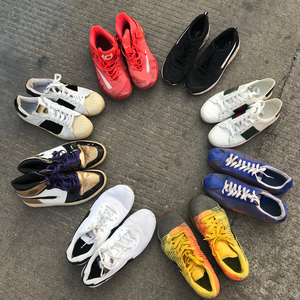 इस्तेमाल किया चलने के जूते ब्रांड के जूते इस्तेमाल कपड़ों मूल ब्रांडेड दूसरे हाथ में जूते ब्रांडेड मिश्रित गांठें Sepatu प्रिया और Wanita - Product Image 2