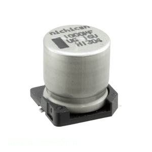 Condensateur de montage en surface UUG2D220MNQ1ZD, canal fabricant, CAP ALUM 22UF 20% 200V SMD 22 uF - Product Image 1