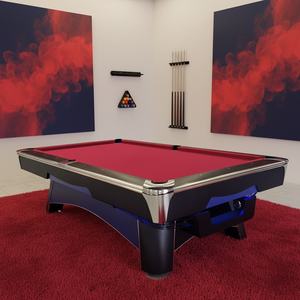 Table de billard <span class=keywords><strong>en</strong></span> bois massif de 6e génération, 9 pieds, taille standard, table de billard personnalisée, qualité tournoi, pour la maison - Product Image 2
