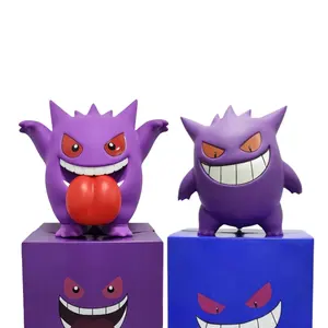 42cm large Gengar tongue sticking out the GK model toy japanese anime figurines Pokemone action figure
