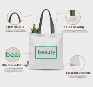 Large Capacity Bulk Stock The Picnic Collection <b>Canvas</b> <b>Tote</b> Bag Large Shoulder Handle Letter Print Shopping Grocery Bag - Product Image 6