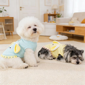 Chaleco Delgado y Bonito para Mascotas con Estampado <span class=keywords><strong>de</strong></span> Orejas <span class=keywords><strong>de</strong></span> <span class=keywords><strong>Elefante</strong></span>, Ropa <span class=keywords><strong>de</strong></span> Poliéster para Perros y Gatos, Primavera/Verano - Product Image 2