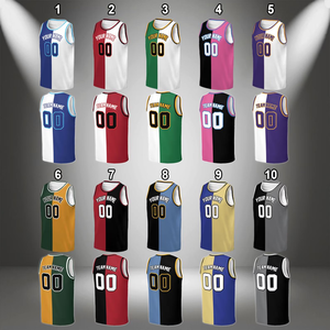 Maillot de basket personnalisé pour toutes les équipes, respirant, imprimé par transfert thermique, nom brodé, numéro cousu, taille plus - Product Image 6