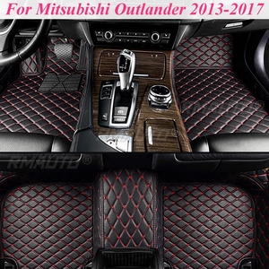 Alfombrillas Impermeables para Coche Mitsubishi Outlander Asx 2011 2012 2013 2014 2015, Accesorios para Coche, Alfombrilla de Piso, Alfombrilla para Pies, Delantera y Trasera, de Cuero - Product Image 2