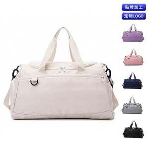 10pcs Custom Logo Unisex Gym <b>Bag</b> with Large Capacity Waterproof Oxford Fitness <b>Training</b> Yoga Duffle <b>Bags</b> Shoe Compartment - Product Image 2