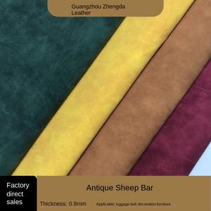 قماش مخملي مقلد من البولي يوريثان بسمك 0.8 مم مقاوم للماء والتآكل لأحزمة الأرائك والحقائب والتغليف الإلكتروني 816 - Product Image 2