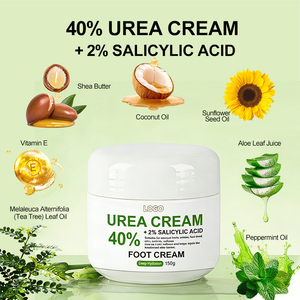 Crema <span class=keywords><strong>para</strong></span> Pies con 40% de Urea y 2% de Ácido Salicílico, Hidratante Profundo <span class=keywords><strong>para</strong></span> Talones Agrietados, Callosidades y Pies Secos - Product Image 2