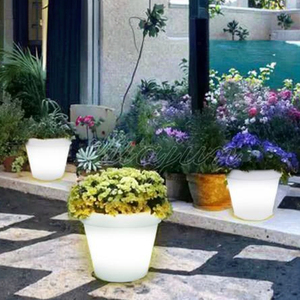 Finition enduite de poudre de pot de fleur rougeoyante de haute qualité de LED pour la maison et le jardin prix Offre Spéciale de petite taille - Product Image 6