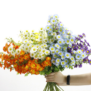Haute qualité nouvelle camomille douce <span class=keywords><strong>Gerbera</strong></span> marguerite artificielle fleur frais faux pour mariage décor à la maison pour le commerce extérieur - Product Image 3