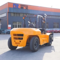 Chariot élévateur diesel de 10 tonnes FD100, marque chinoise réputée, état neuf, haute performance