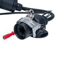 Nuevo Cable Adaptador de Diagnóstico OBD2 para Remolques ISO 7638 EBS Compatible con Bosch y Autel Autocom para Camiones y Vehículos con Sensor de Temperatura