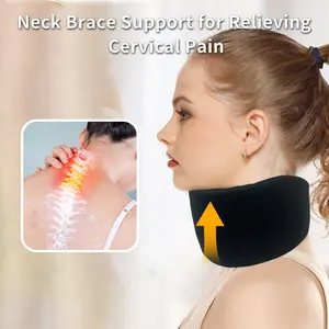 Kerah penopang leher kustom penguat leher Cervicorrect busa dapat diatur untuk mengurangi nyeri leher dan korektor postur/tekanan tulang belakang