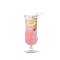Gobelet personnalisé en acrylique transparent de 15 oz pour jus et boissons, tasse en plastique incurvée pour thé au lait, gobelet en forme de gourde
