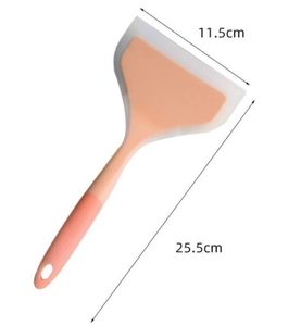 Wholesale Silicone Tamagoyaki Spatula, Heat Resistant Non-Stick Silicone Turner, Semi-Transparent Kitchen Cooking Spatula - Product Image 2
