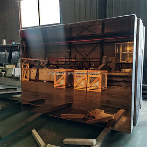 زجاج عائم مصمت عاكس 3-12 صبغ شفاف بتصميم مسطح للحمام للديكور الخارجي مقاوم للرصاص الشمسي - Product Image 1