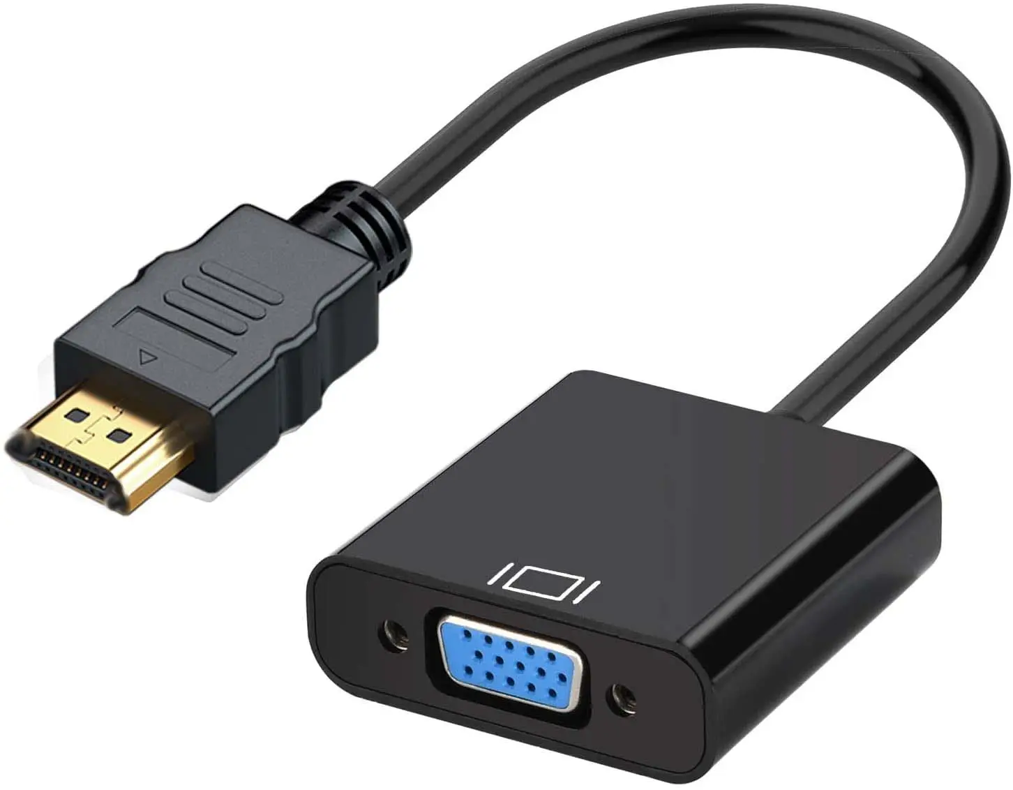 HDTV TO VGA Adapter cheap price 1080P HDTV to VGA Adapter male to female Audio Video Cable