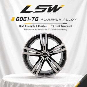 ล้อแม็กซ์ LS8148 5x120 ET20 ET35 ET45 แบบฟอร์จสั่งทำพิเศษ สี Gunmetal หน้าเจียรแบบ Split Twin Spoke สำหรับ BMW E90 F30 G20 - Product Image 4