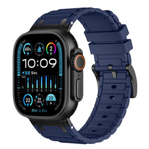 Apple <span class=keywords><strong>Watch</strong></span> 용 고급 실리콘 고무 손목 스트랩 10 6mm <span class=keywords><strong>2mm</strong></span> 리 IWatch 용 소프트 밴드 9mm mm mm mm 팔찌 호환 6 9 리 - Product Image 5
