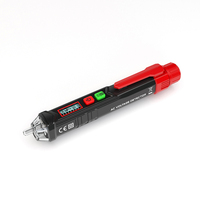 Probador de bolígrafo eléctrico HT100 1200V AC, comprobador de corriente de fuga de alto voltaje seguro de bolsillo sin contacto, aprobado por la CE para comprobar salidas