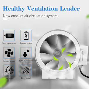 Ventilateur d'extraction silencieux pour <span class=keywords><strong>salle</strong></span> <span class=keywords><strong>de</strong></span> <span class=keywords><strong>bain</strong></span>, 220 V, 2 vitesses, 6 pouces, avec un débit d'air élevé - Product Image 4