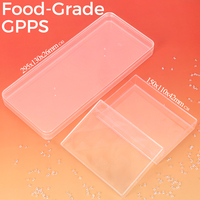 Boîtes à bonbons fantaisie de luxe WEISHENG, grand plateau plat en acrylique, boîtes cadeaux avec couvercle, boîte en plastique alimentaire personnalisée pour chocolat