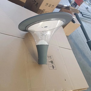 Lampe solaire LED de jardin 40W CE ROHS, éclairage public, éclairage de chemin de campus, lanterne pour zone résidentielle, <span class=keywords><strong>luminaire</strong></span> de poteau, peinture grise - Product Image 3