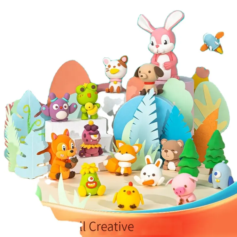 Deli 67865 argile jouets pour enfants argile colorée pâte à modeler argile de haute qualité