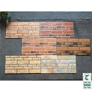 GUCI Porcelaine Antique Motif Brique Extérieur Carrelage Mural Surface Matte Céramique Naturel Classique Extérieur Moderne 15mm 1-3% - Product Image 2