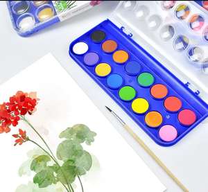 Profesional 28 colores secos en stock agua Color imagen prueba perla acuarela - Product Image 1