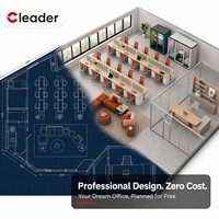 Poste de travail ouvert pour 2 personnes, bureau en banc, structure en tube d'acier, écran acoustique avec meuble sur pied, OEM
