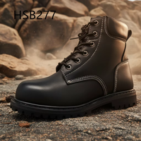 LXG, Chaussures de travail en cuir gaufré de qualité supérieure, populaires sur le marché jamaïcain, pour conditions difficiles, avec semelle Goodyear Welt, modèle HSB141