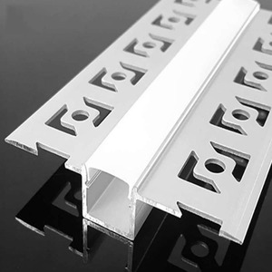 Profili in Alluminio Anodizzato per Illuminazione <span class=keywords><strong>LED</strong></span>, Telaio Industriale con Tolleranza 1%, Varie Dimensioni, Canali per Cartongesso - Product Image 2