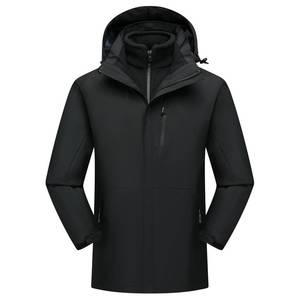 Veste coupe-vent unisexe à manches longues pour la randonnée en plein air avec capuche et design imprimé - Product Image 3