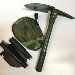 Pala plegable multifuncional para acampada, herramienta de jardín al aire libre con cabezal de acero, promoción de <span class=keywords><strong>2023</strong></span> - Product Image 4